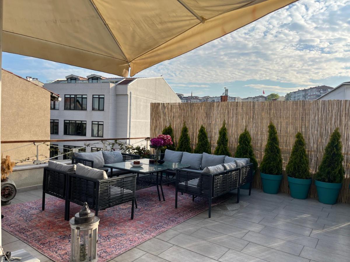 Waterfront Apartment By The Tram - Terrace With Dome & Golden Horn View In Fatih Istanbul Bagian luar foto