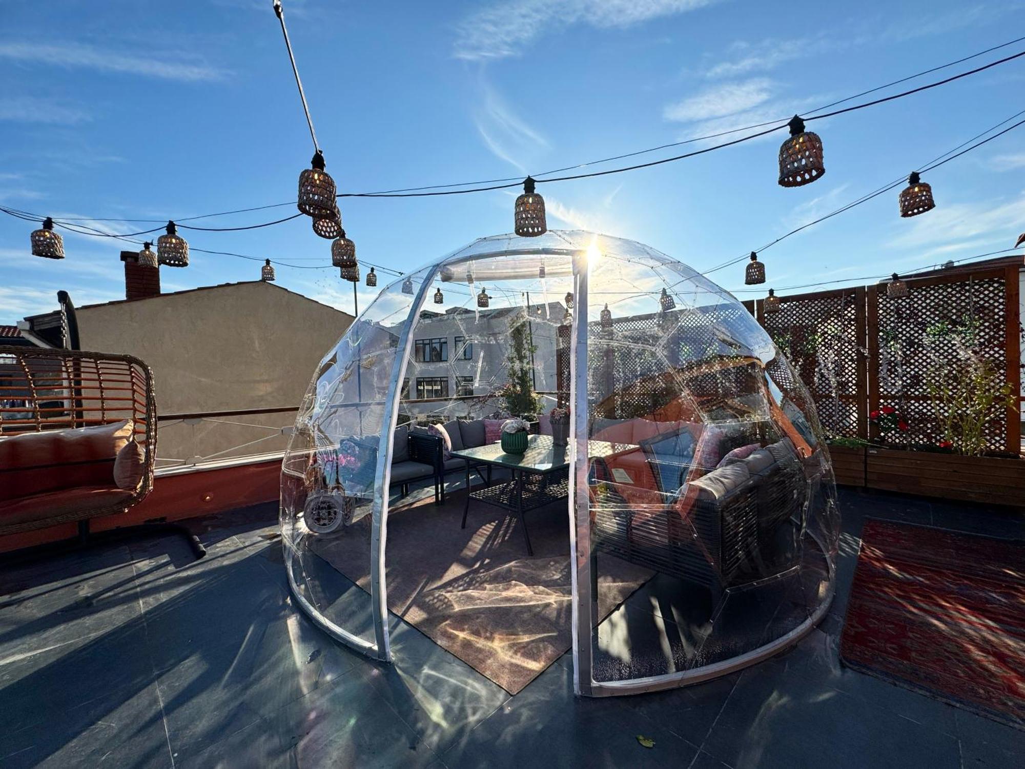 Waterfront Apartment By The Tram - Terrace With Dome & Golden Horn View In Fatih Istanbul Bagian luar foto